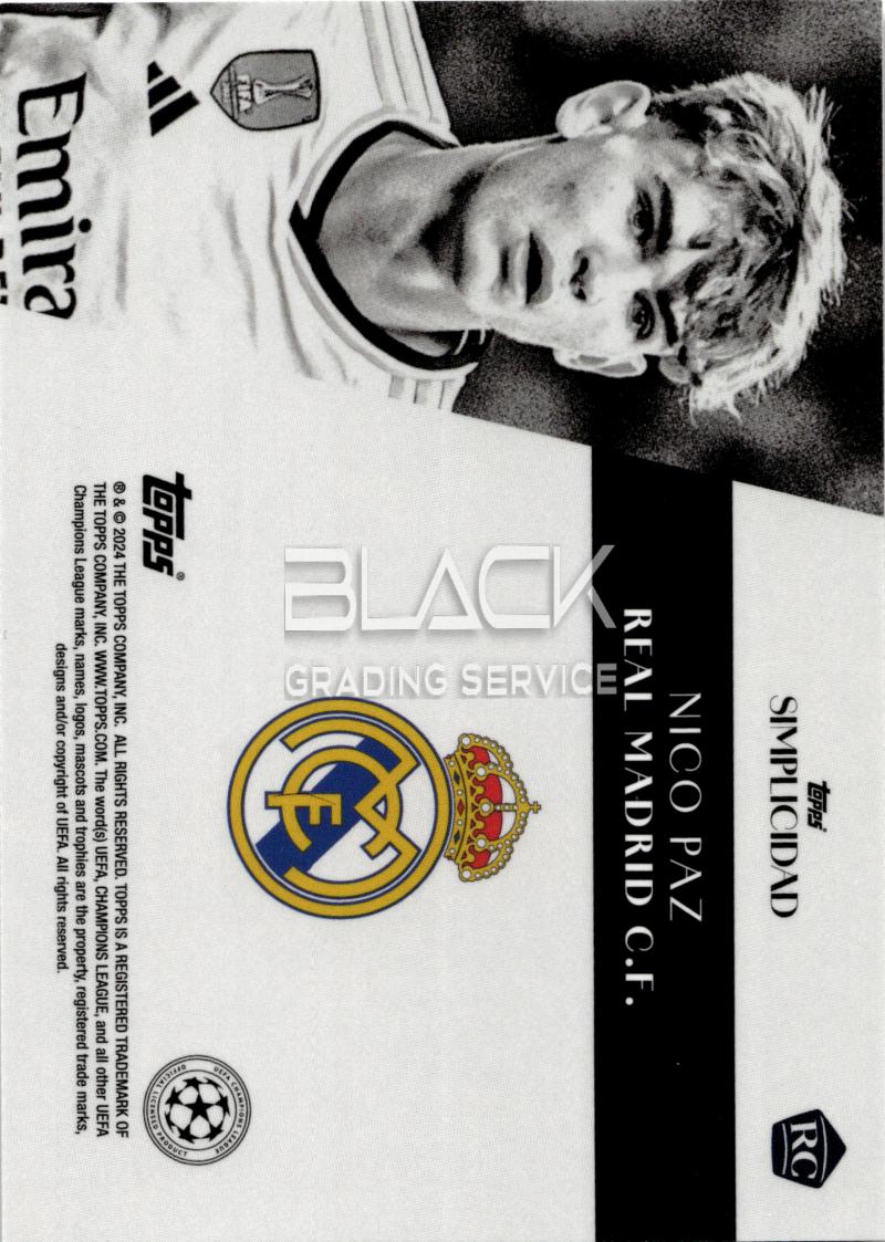 Back - Topps UCC Simplicidad