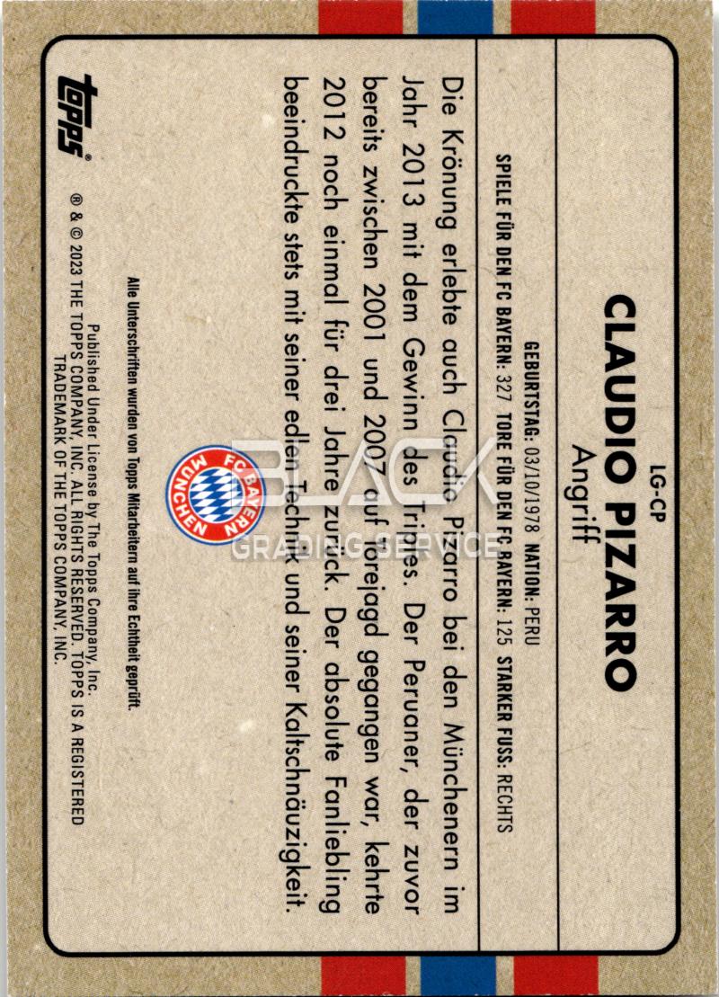 Back - Topps FC Bayern Team Set