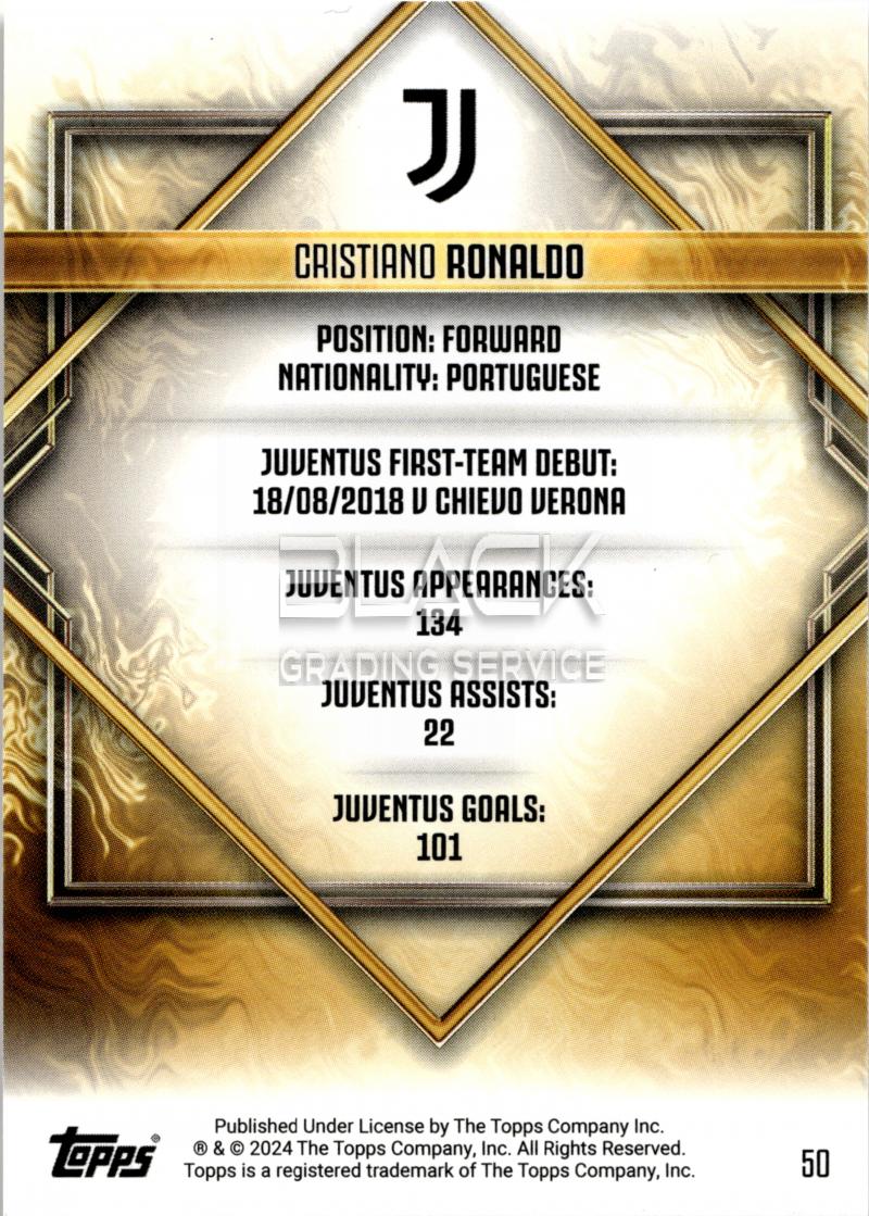 Back - Topps Juventus Team Set