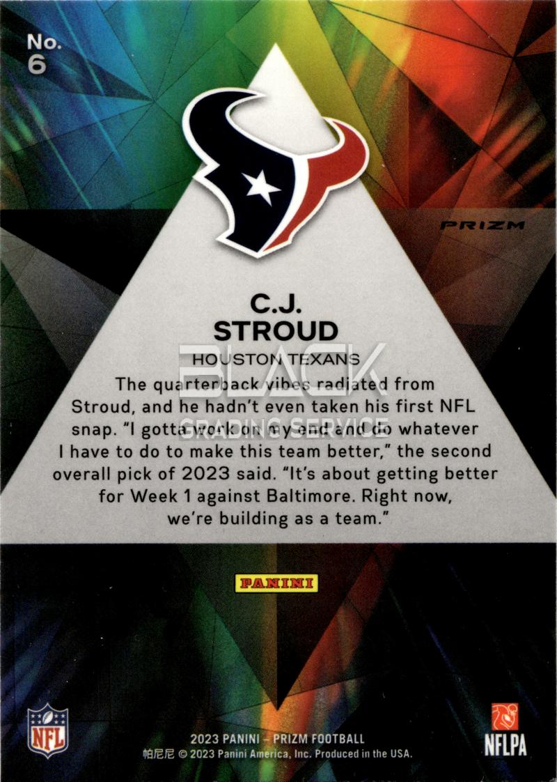 Back - Panini Prizm Football