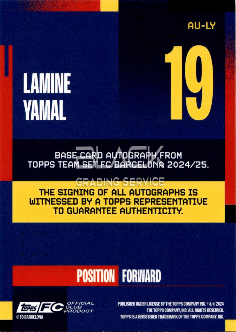 Back - Topps FC Barcelona Team Set