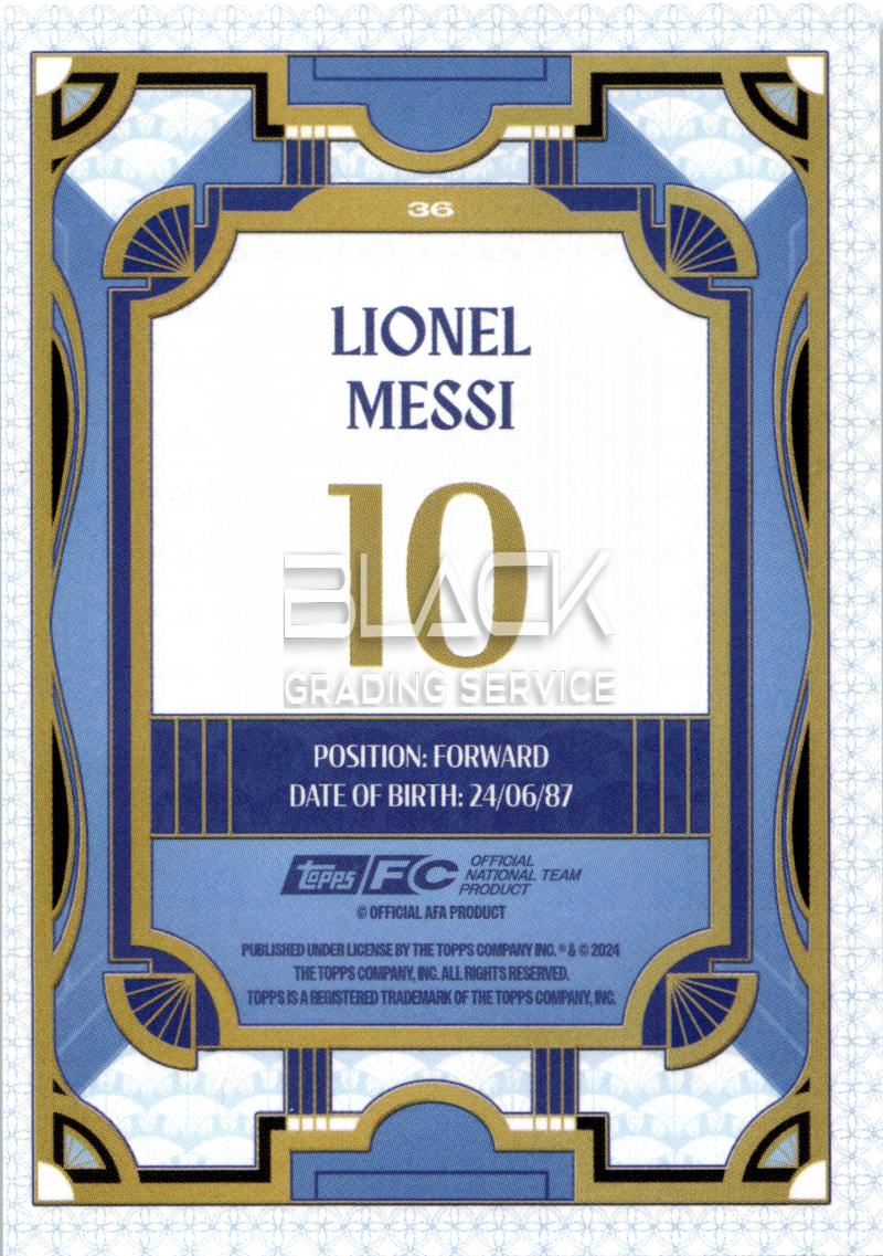 Back - Topps Argentina Team Set