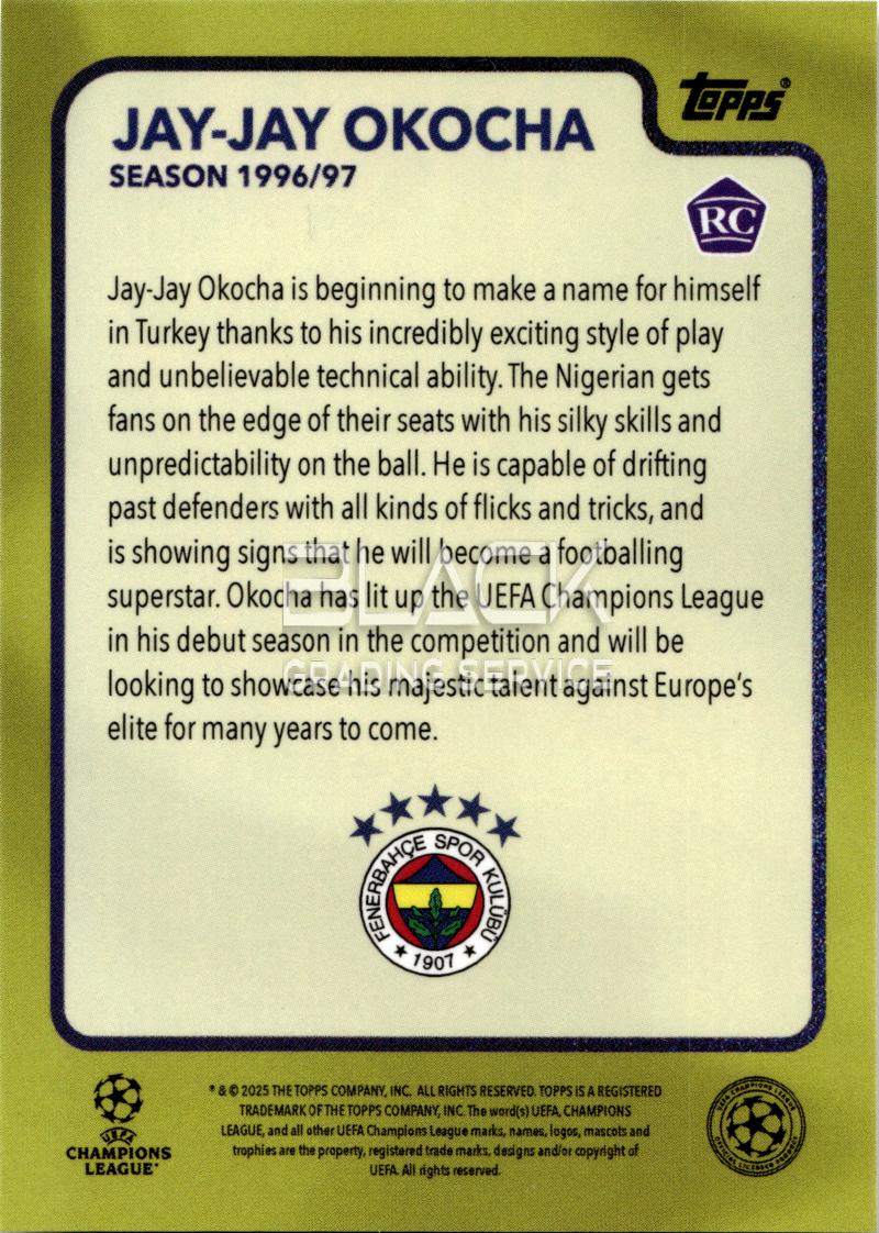 Back - topps The Lost Rookie Cards