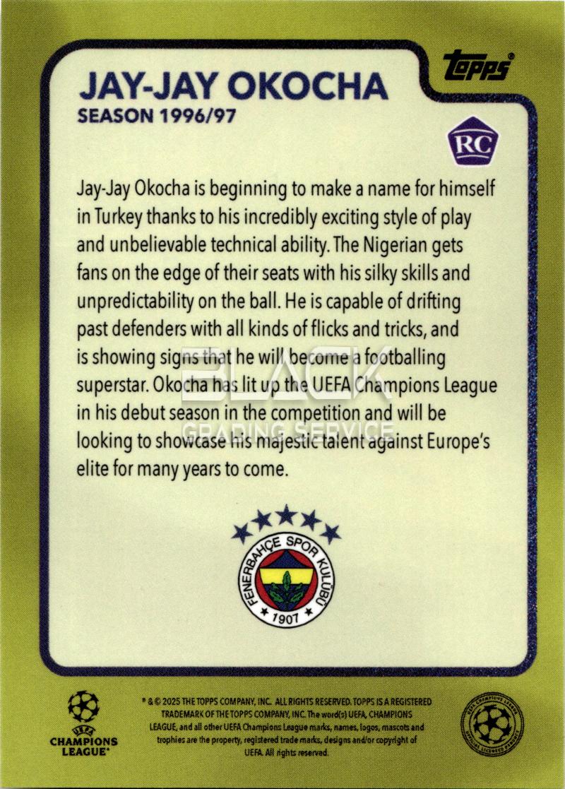 Back - Topps The Lost Rookie Cards