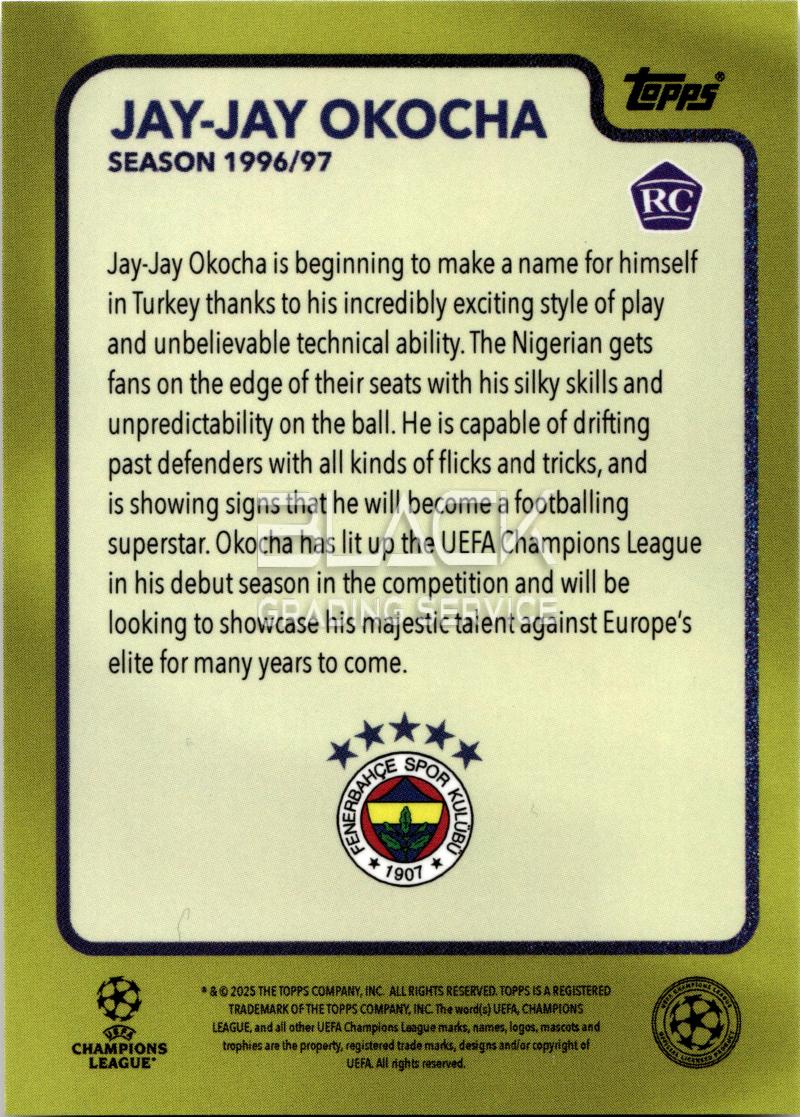 Back - Topps The Lost Rookie Cards