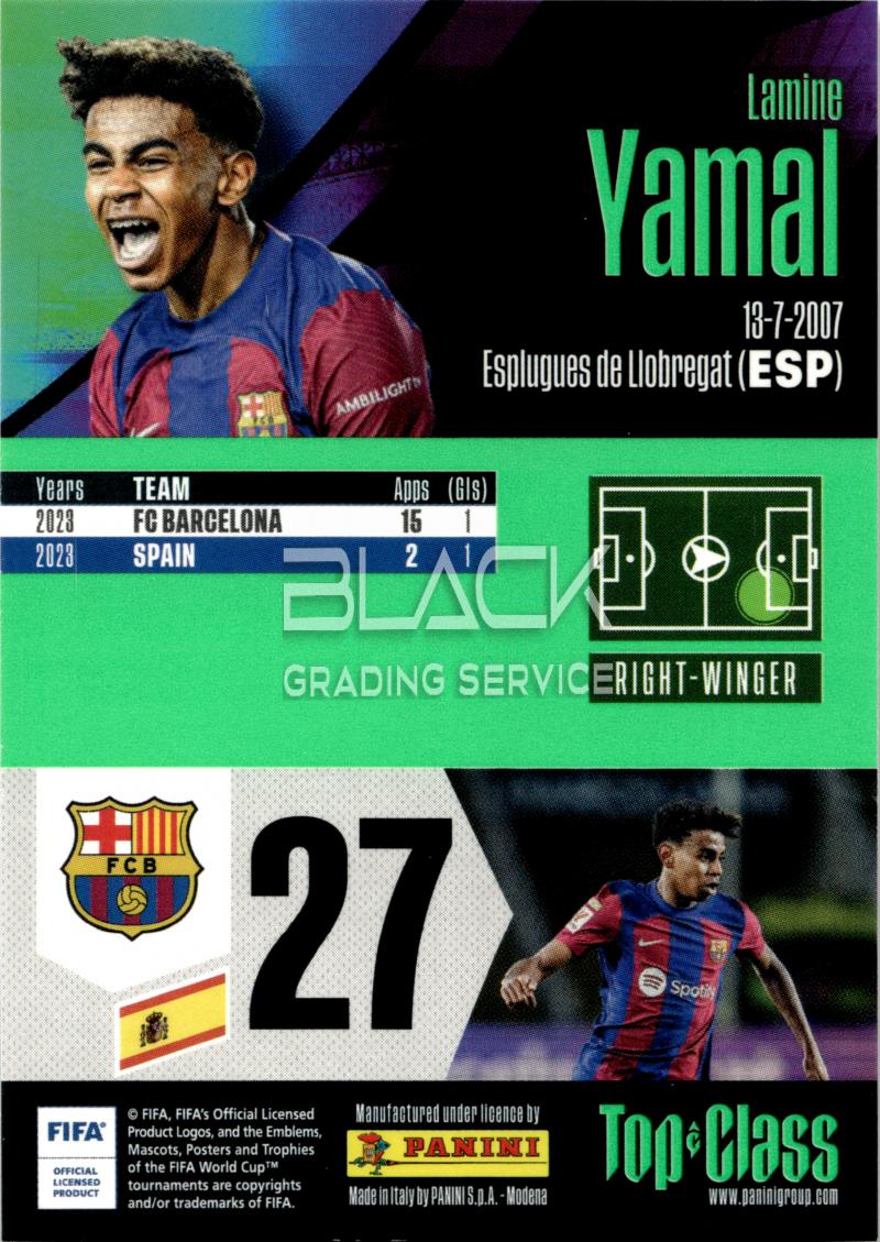 Back - Panini Fifa Top Class