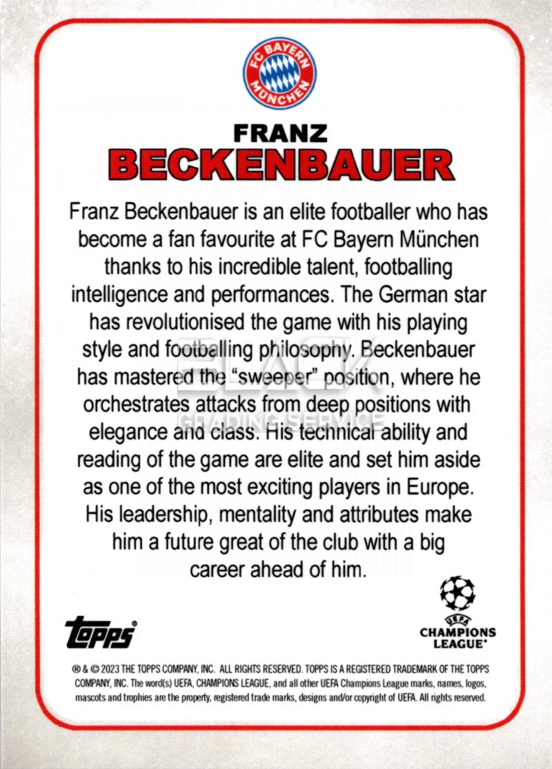 Back - Topps The Lost Rookie Card