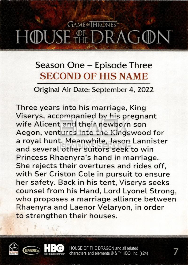 Back - Game of Thrones House of the Dragon Season 1