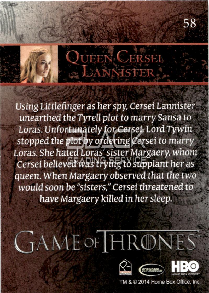 Back - Game of Thrones Season 3