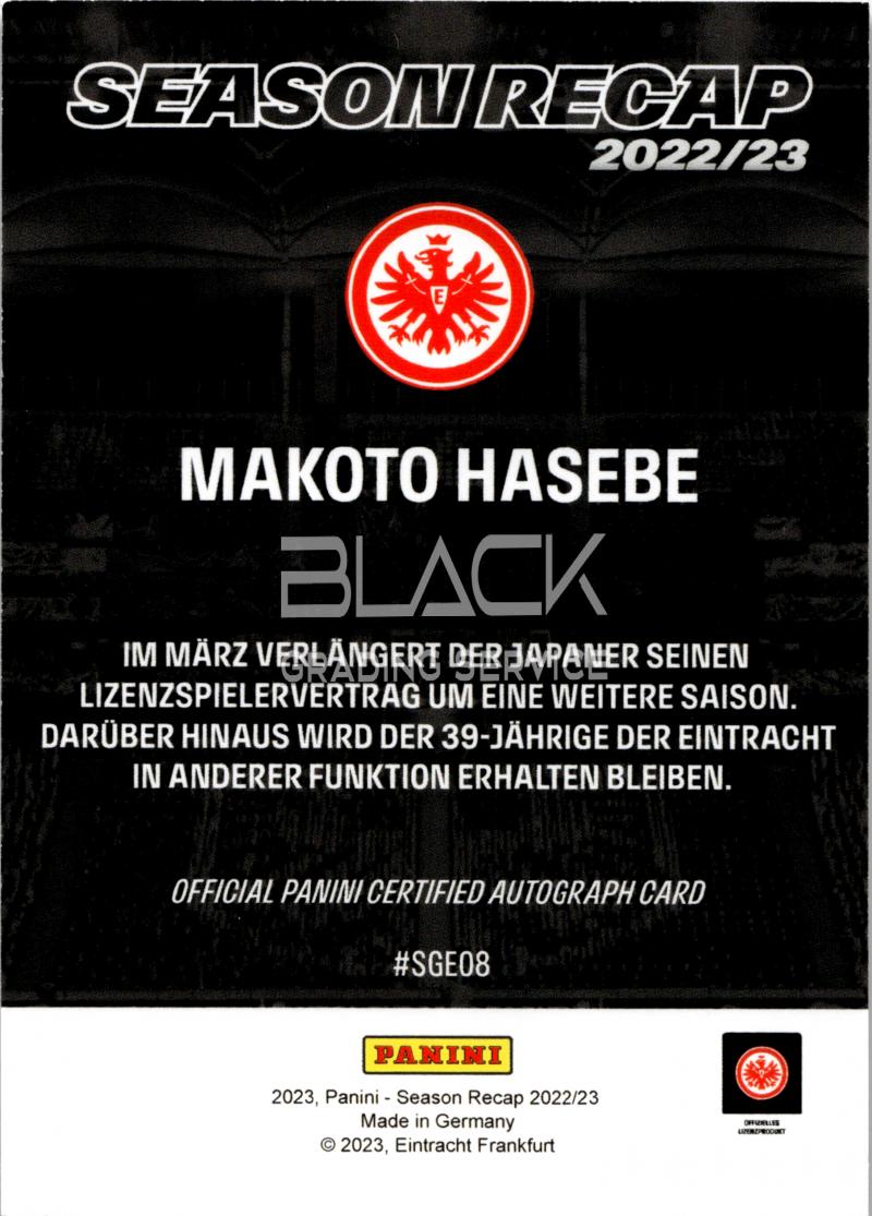 Back - Panini Eintracht Frankfurt Season Recap