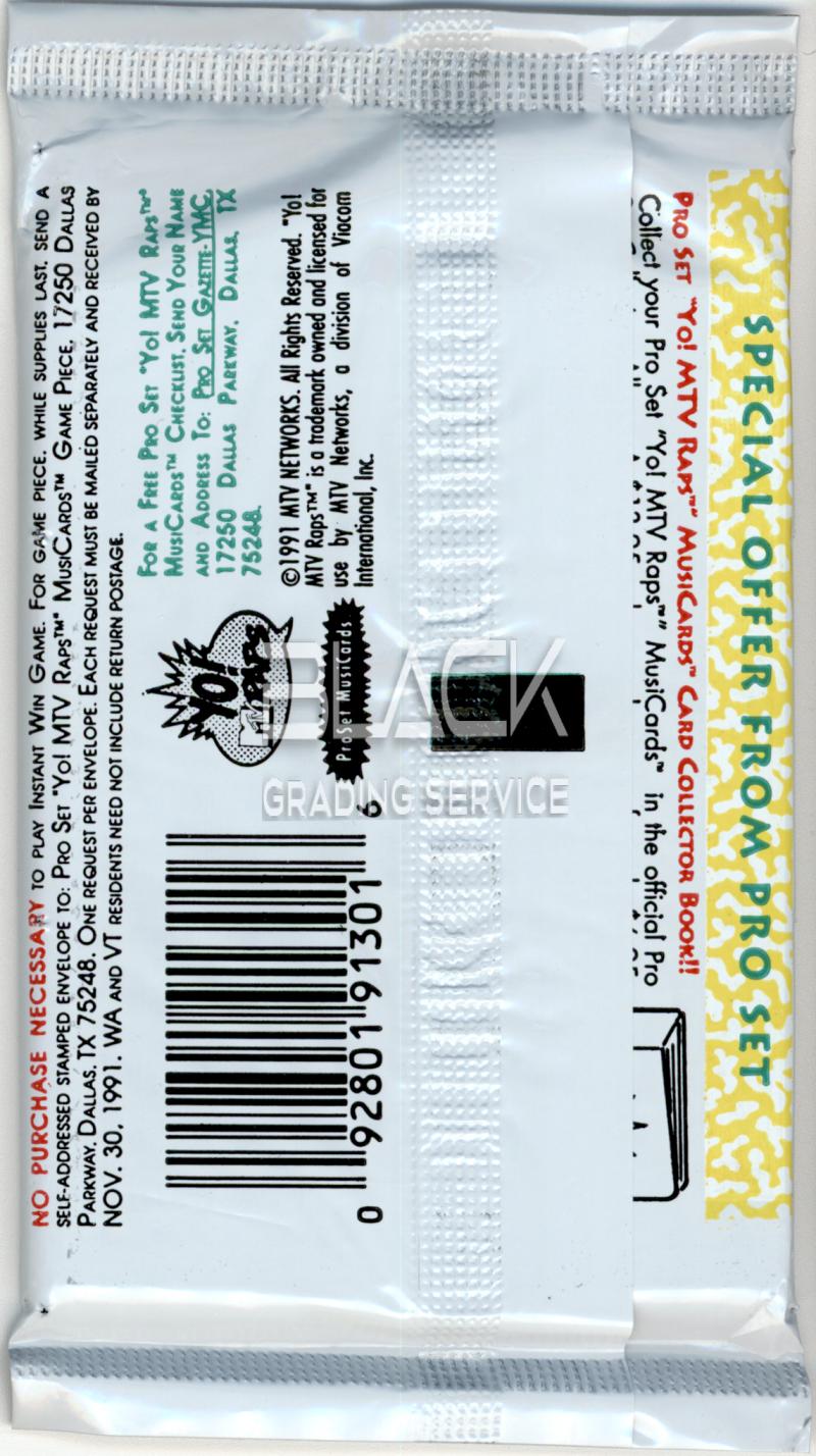 Back - ProSet MusiCards 