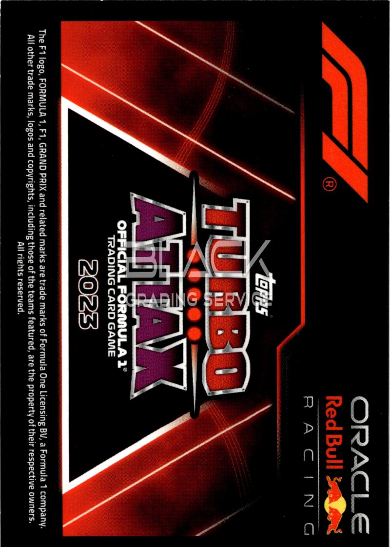 Back - Topps Turbo Attax Formula 1