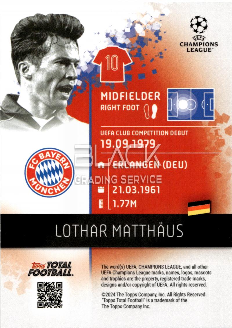 Back - Topps Total Football