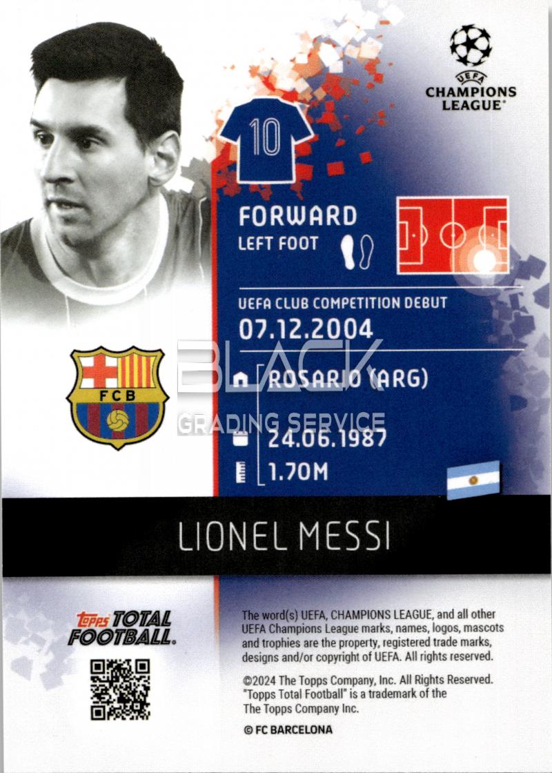 Back - Topps Total Football