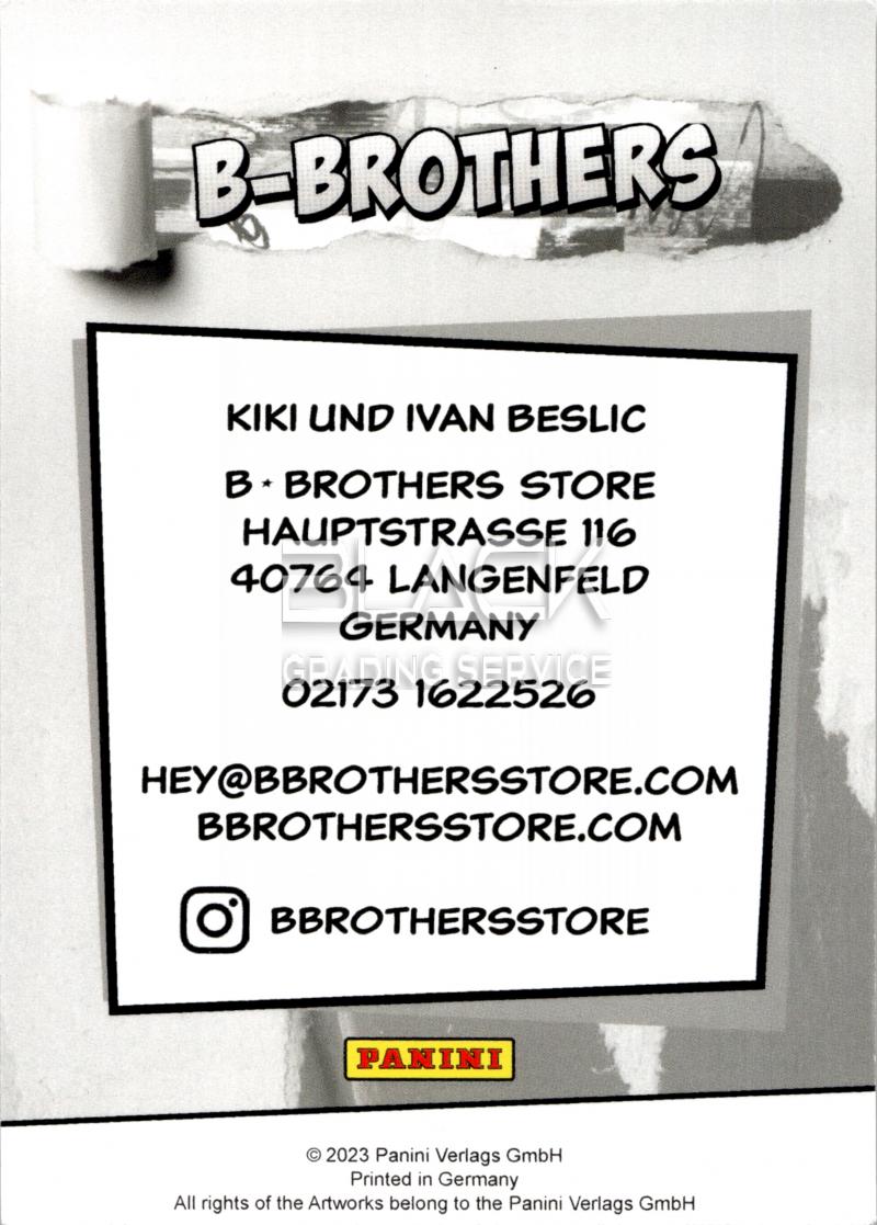 Back - Panini B-BROTHERS