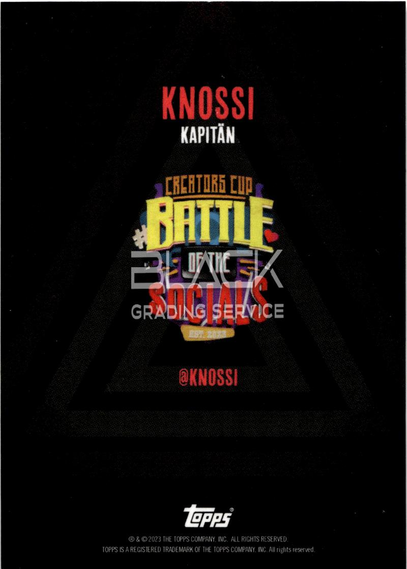 Back - Topps GER BATTLE OF THE SOCIALS