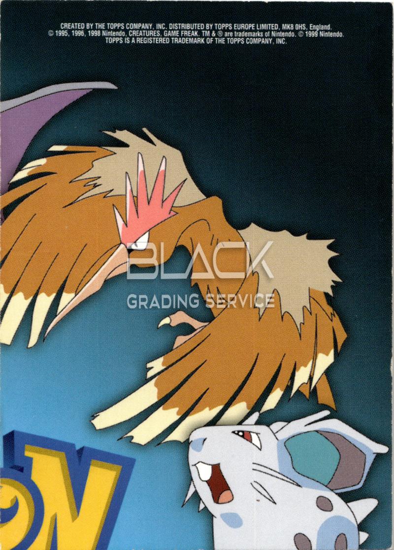 Back - Topps Pokemon GER TV Animation Edition