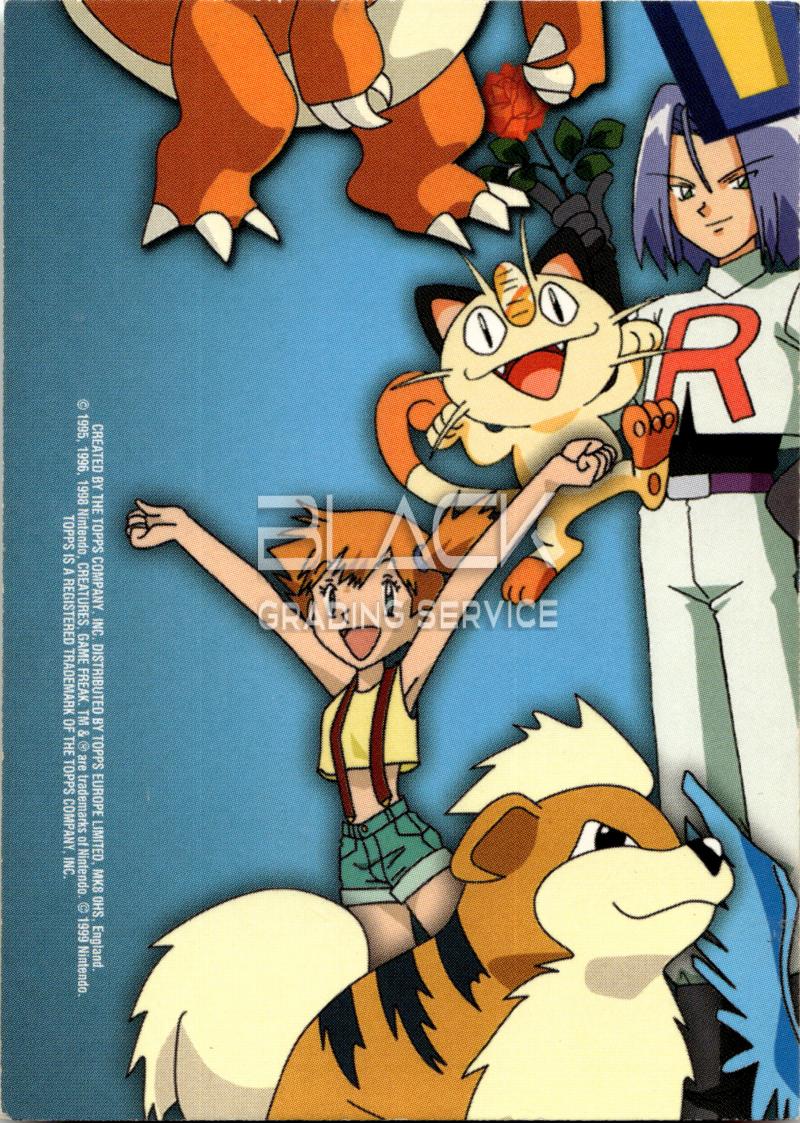 Back - Topps Pokemon GER TV Animation Edition