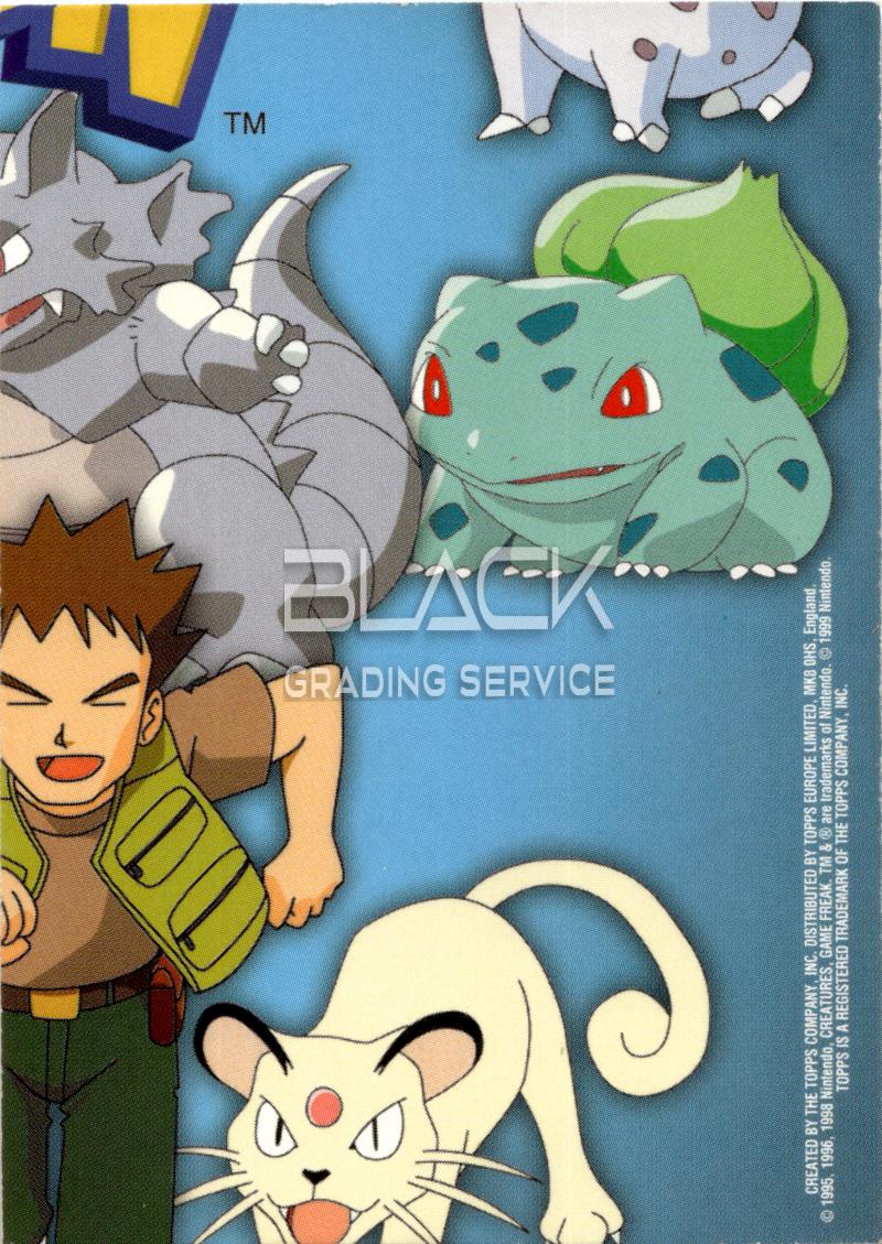 Back - Topps Pokemon GER TV Animation Edition