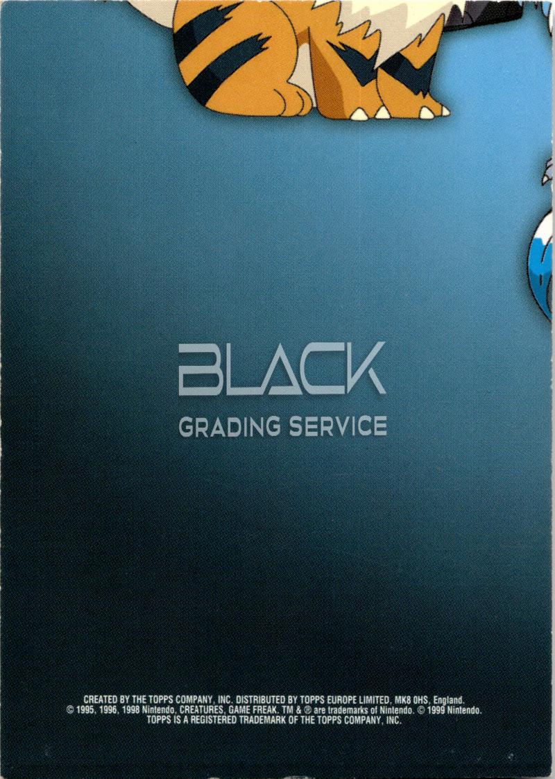 Back - Topps Pokemon GER TV Animation Edition