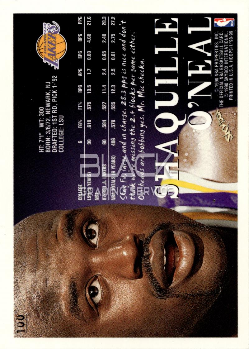 Back - NBA HOOPS Skybox