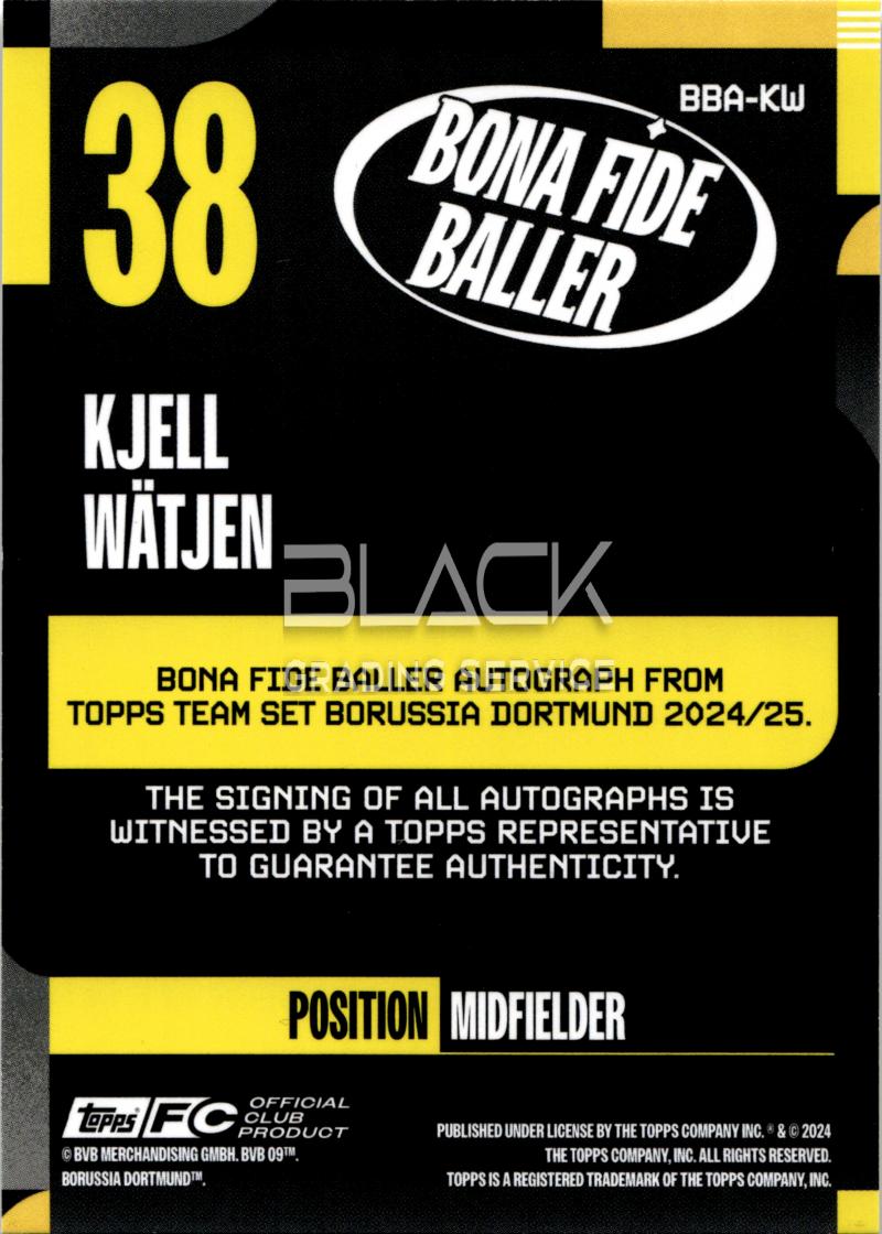 Back - Topps Borussia Dortmund Team Set