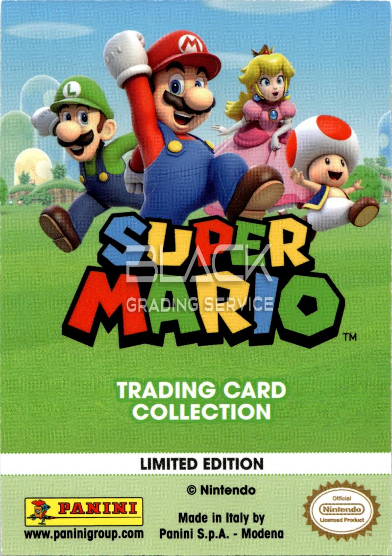 Back - Panini Super Mario Trading Card Collection