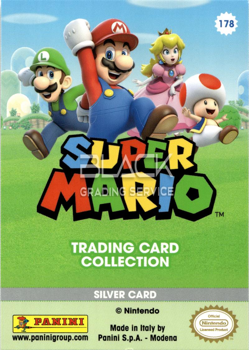 Back - Panini Super Mario Trading Card Collection