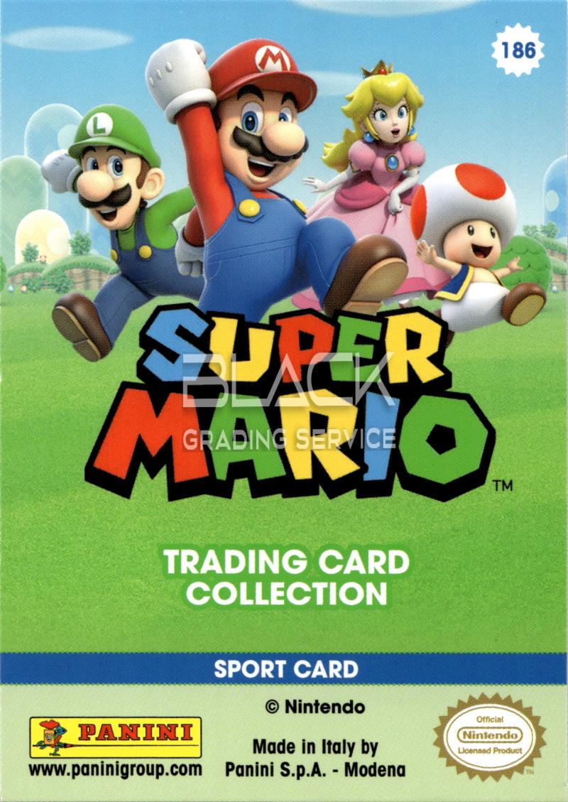 Back - Panini Super Mario Trading Card Collection