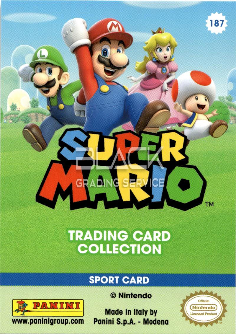 Back - Panini Super Mario Trading Card Collection