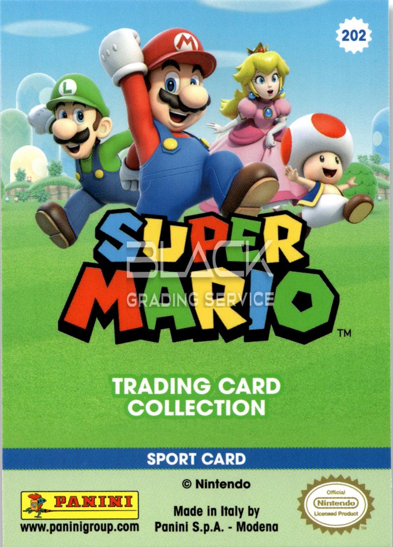 Back - Panini Super Mario Trading Card Collection