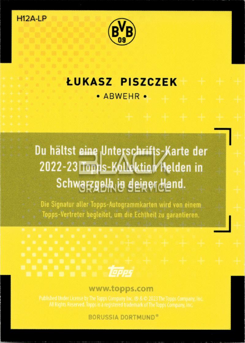 Back - Topps BVB Helden in Schwarzgelb