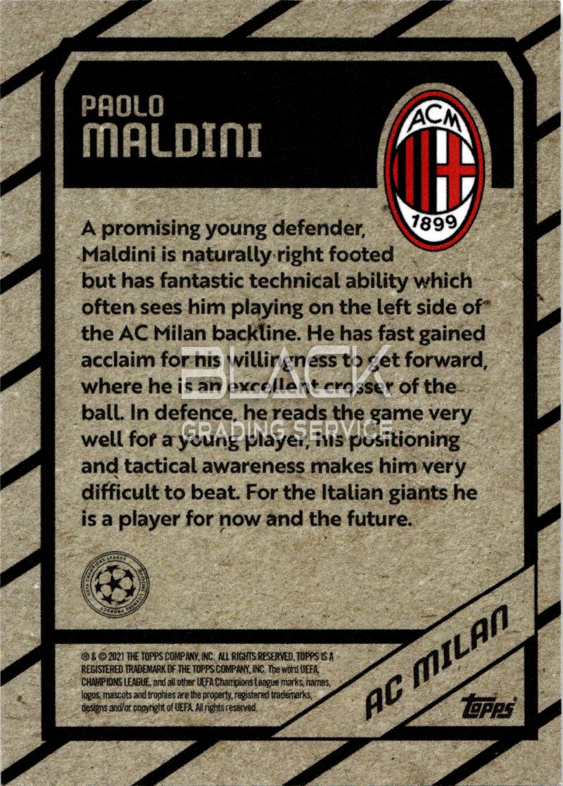 Back - Topps UCL The Lost Rookies