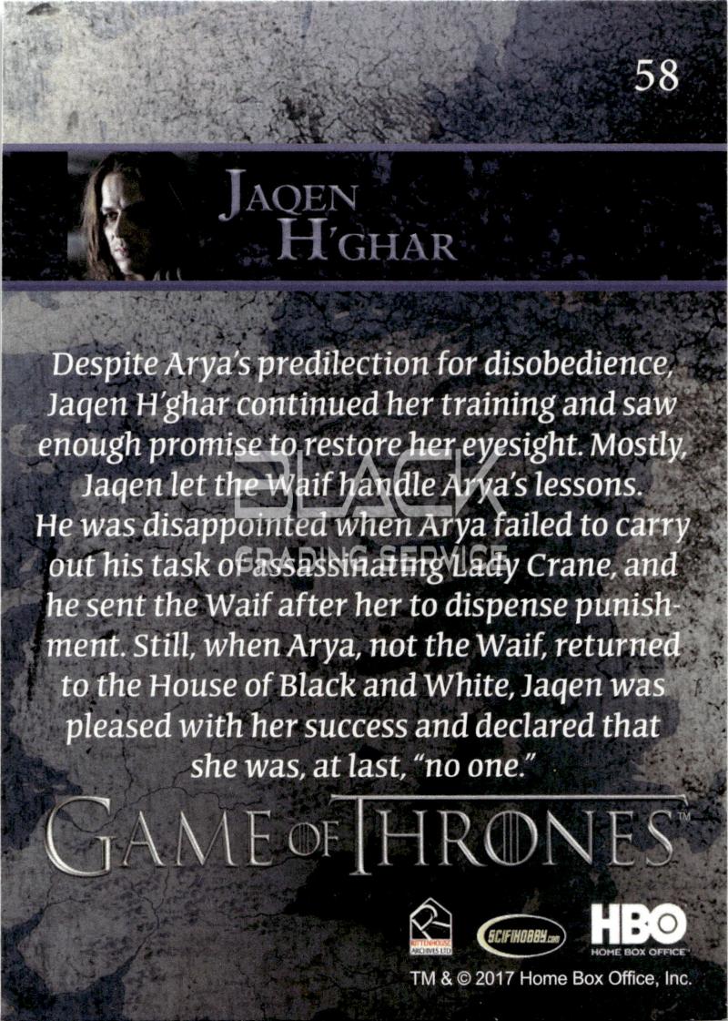 Back - Game of Thrones Season 6