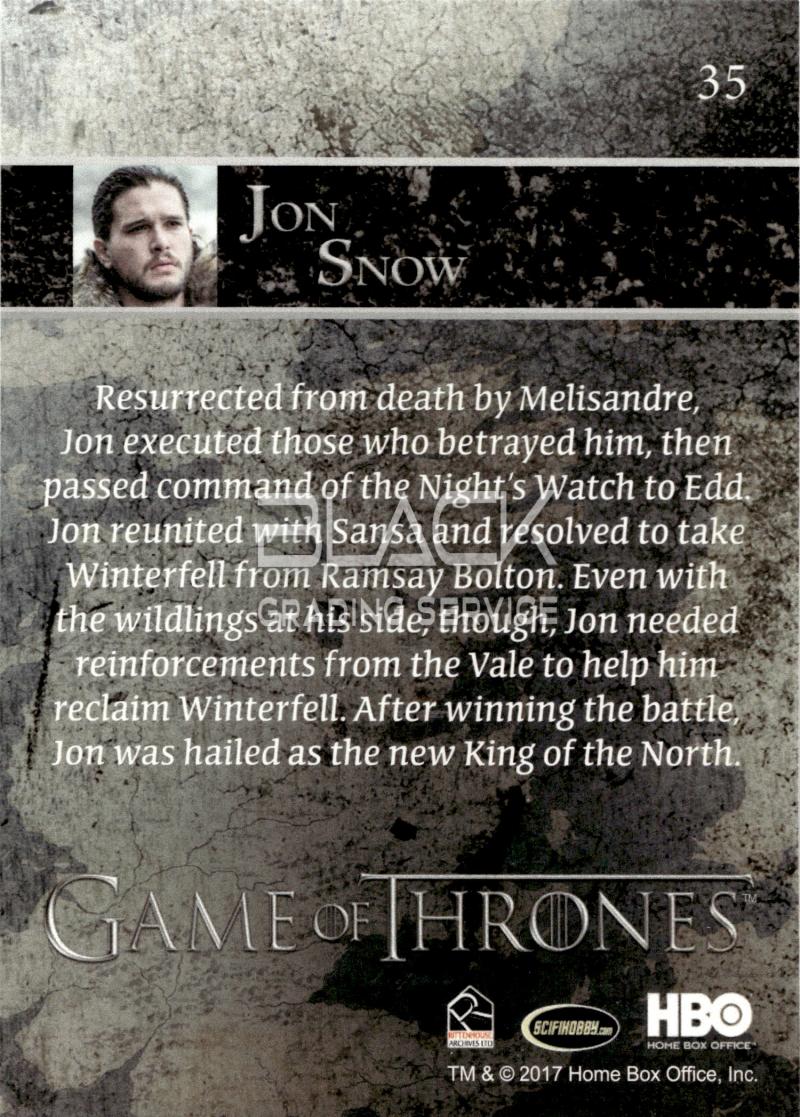 Back - Game of Thrones Season 6