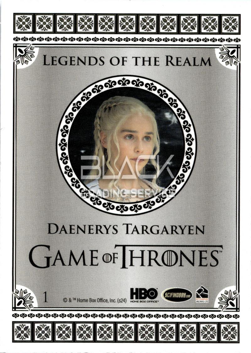 Back - Game of Thrones Legends of the Realm