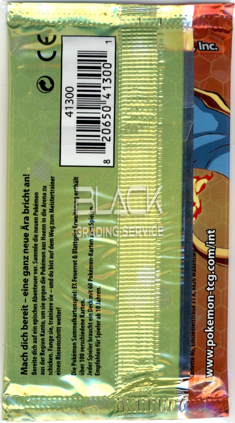 Back - Pokemon EX GER FireRed & LeafGreen