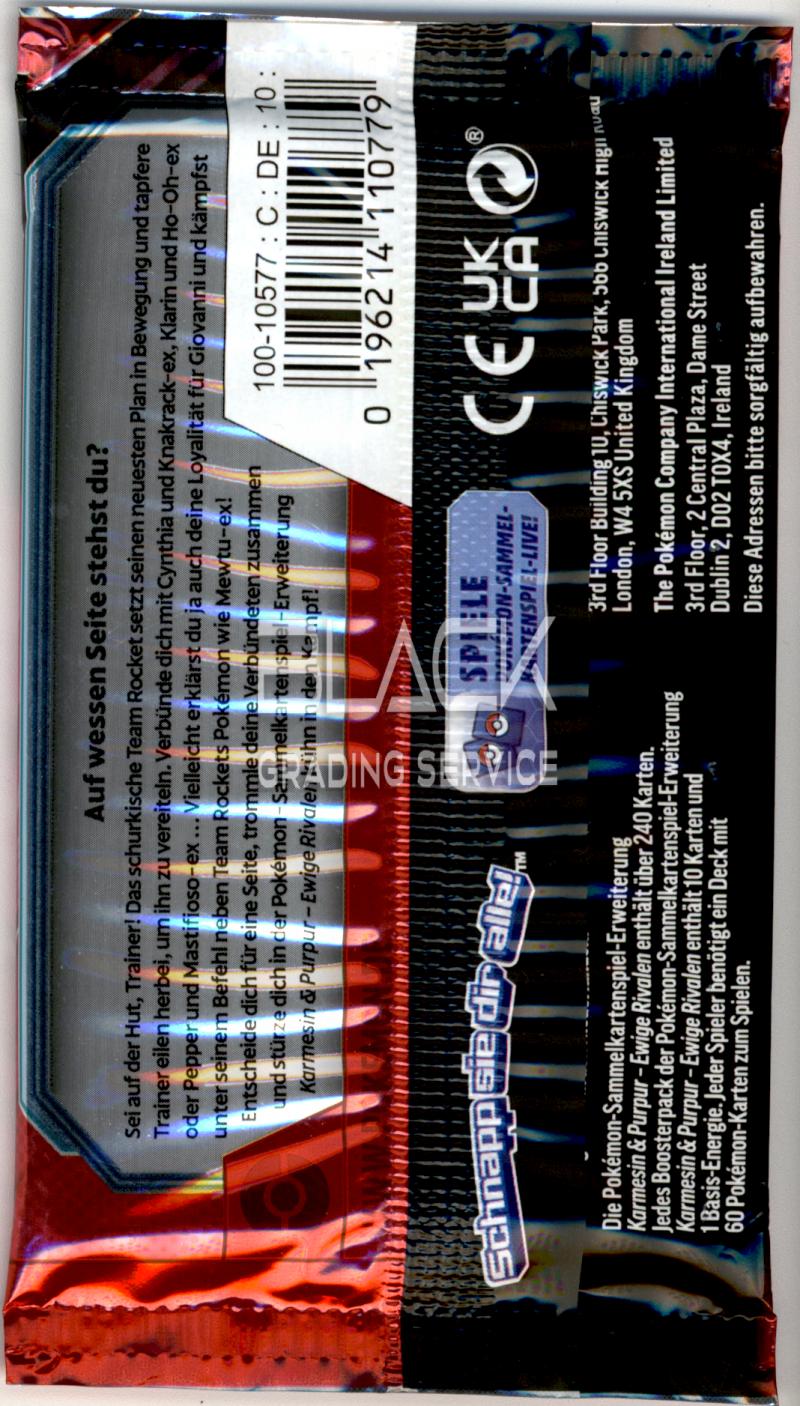 Back - Pokemon S&V GER 