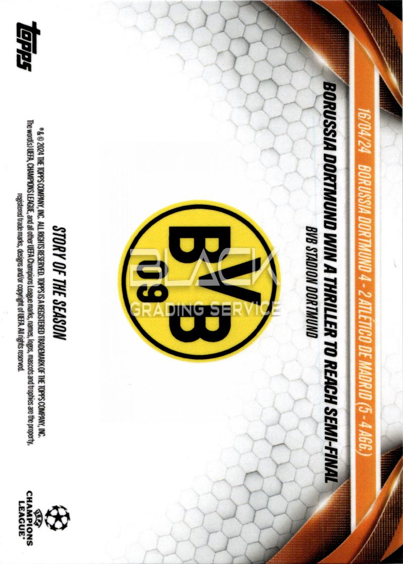 Back - Topps UCL London 24 Final