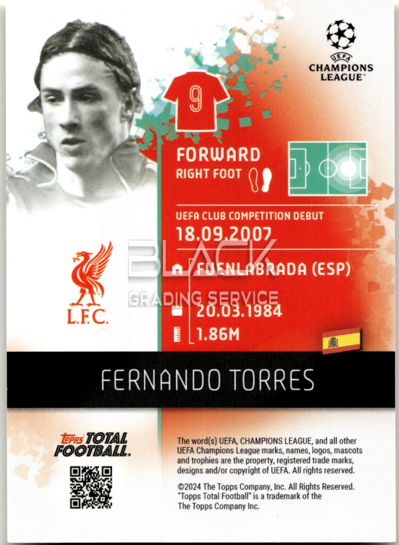 Back - Topps Total Football