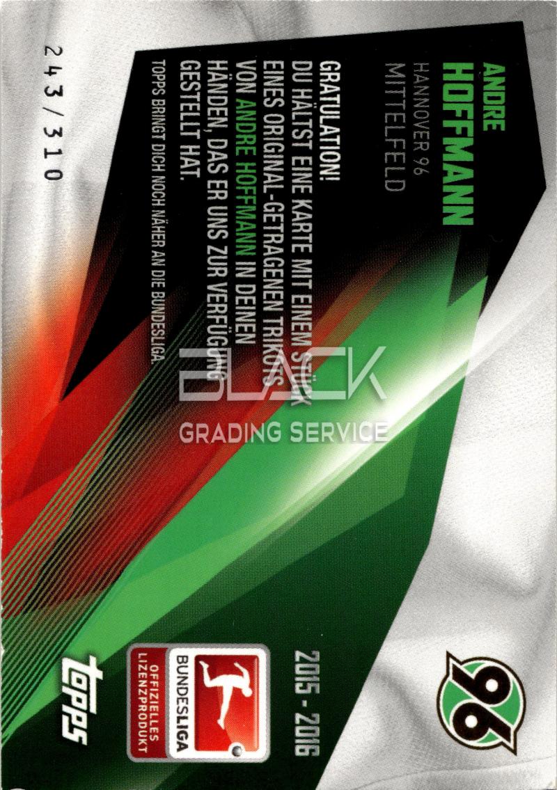 Back - Topps Bundesliga