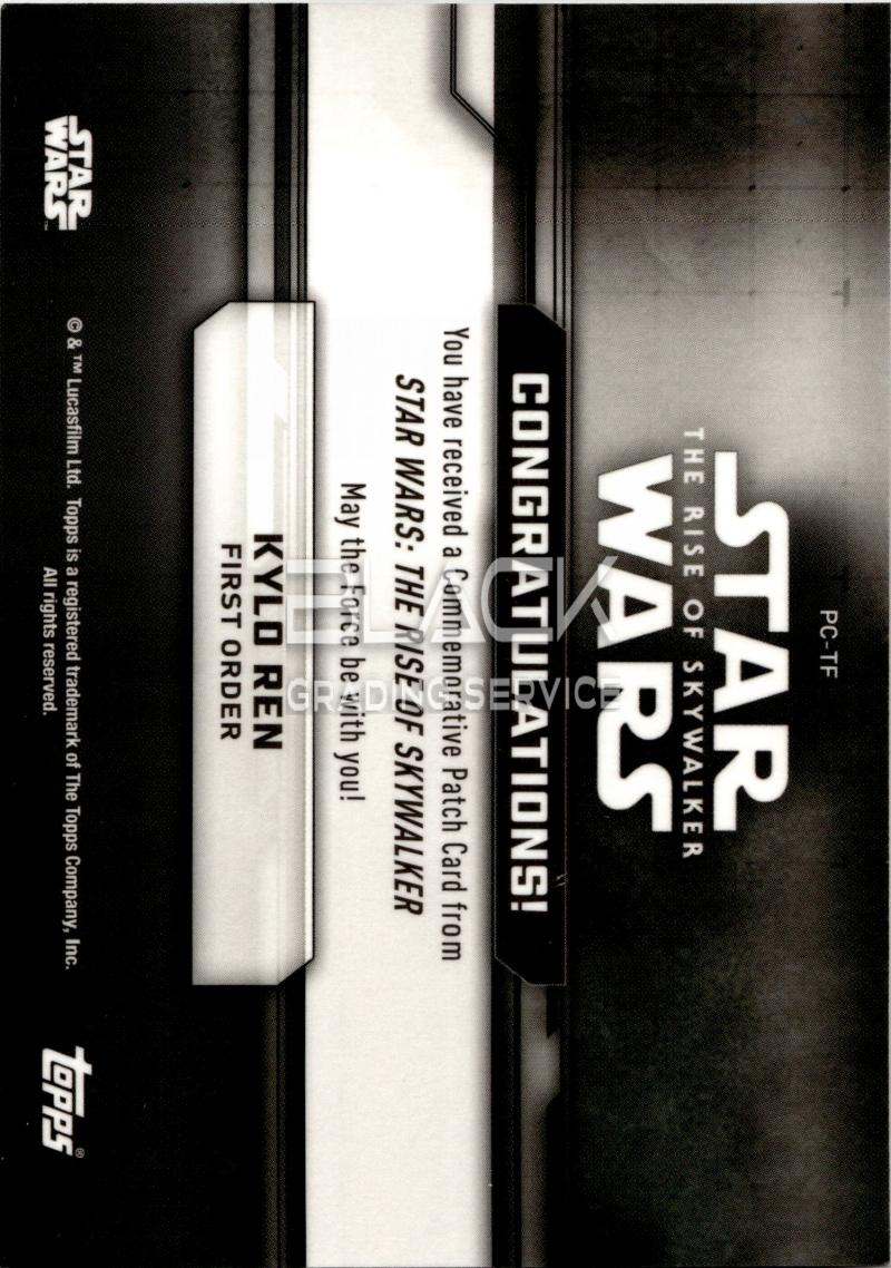 Back - Topps Star Wars Rise of Skywalker