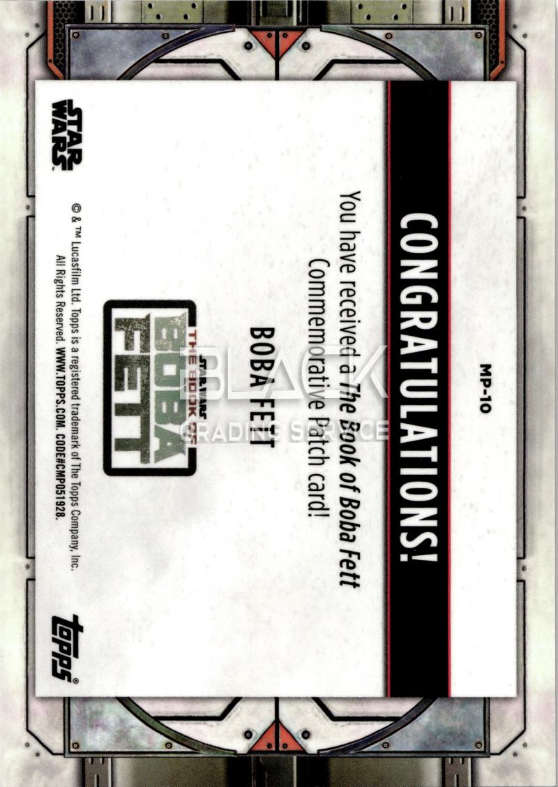 Back - Topps Star Wars The Book of Boba Fett