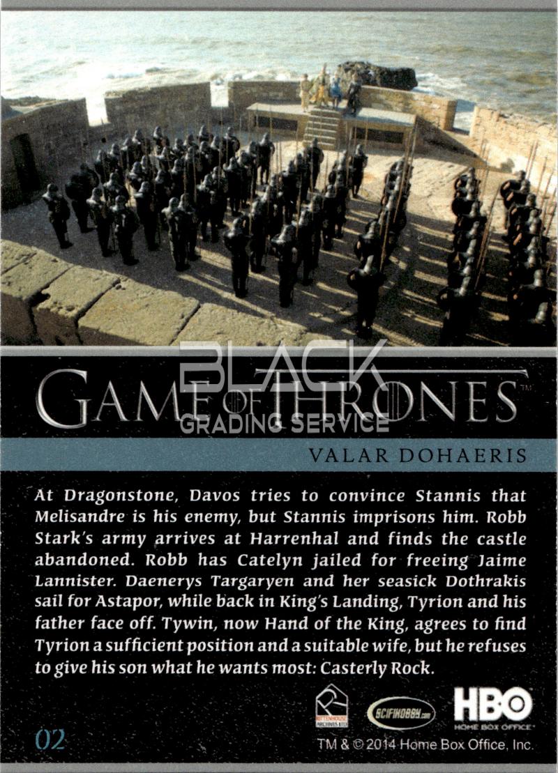 Back - Game of Thrones Season 3