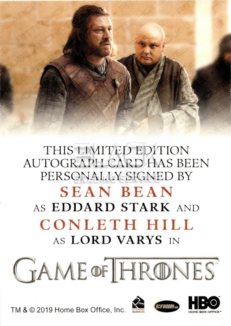 Back - Game of Thrones Legends of the Realm