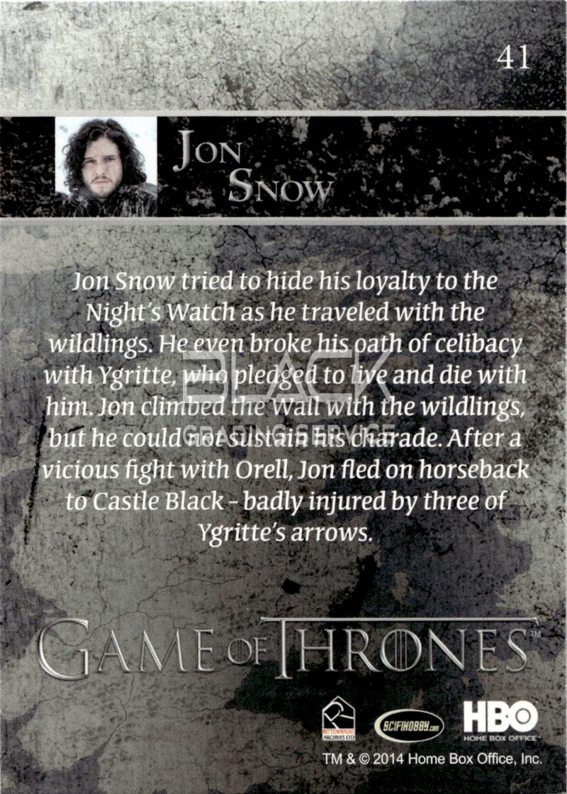 Back - Game of Thrones Season 3