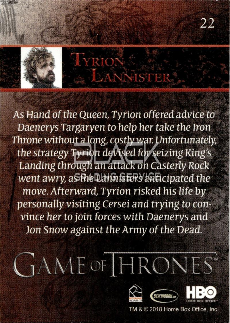 Back - Game of Thrones Season 7