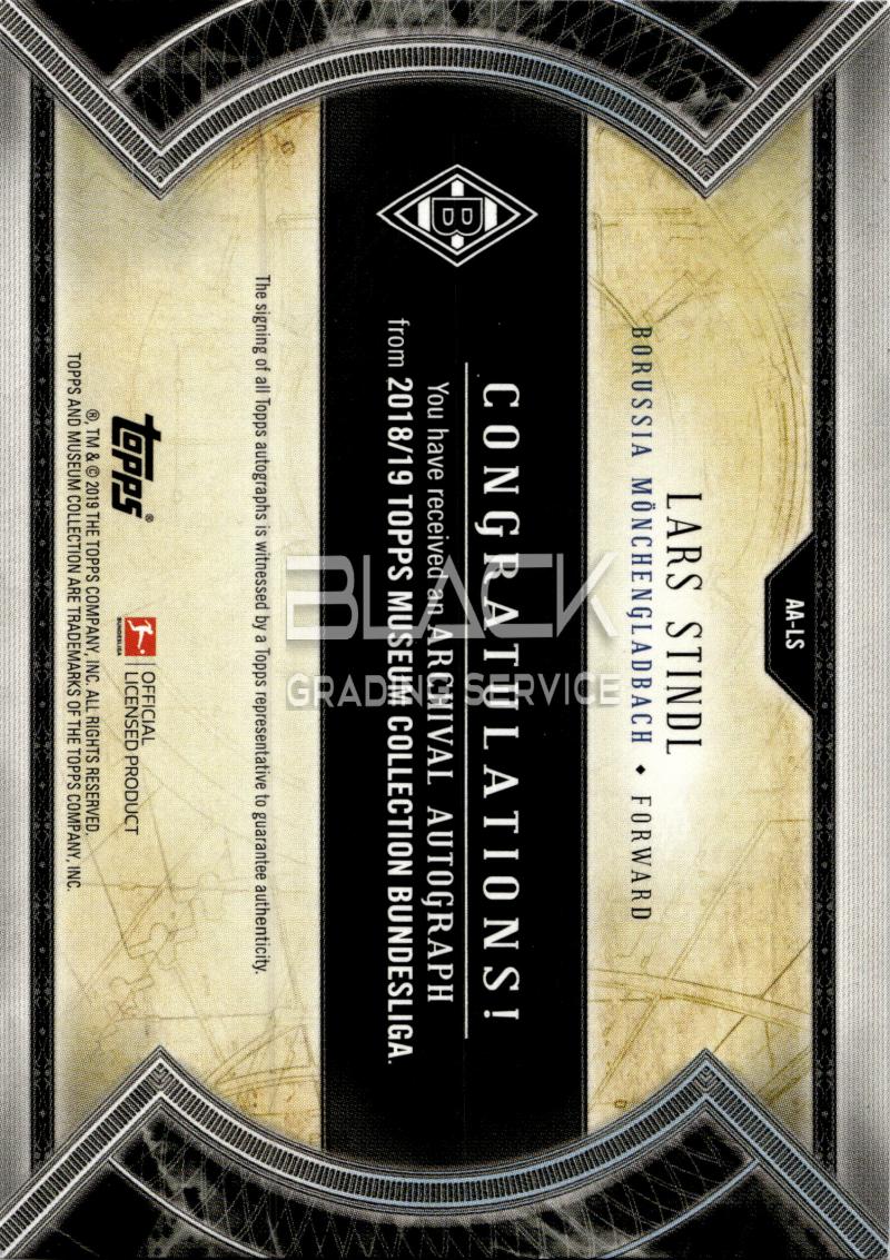 Back - Topps Bundesliga Museum Collection