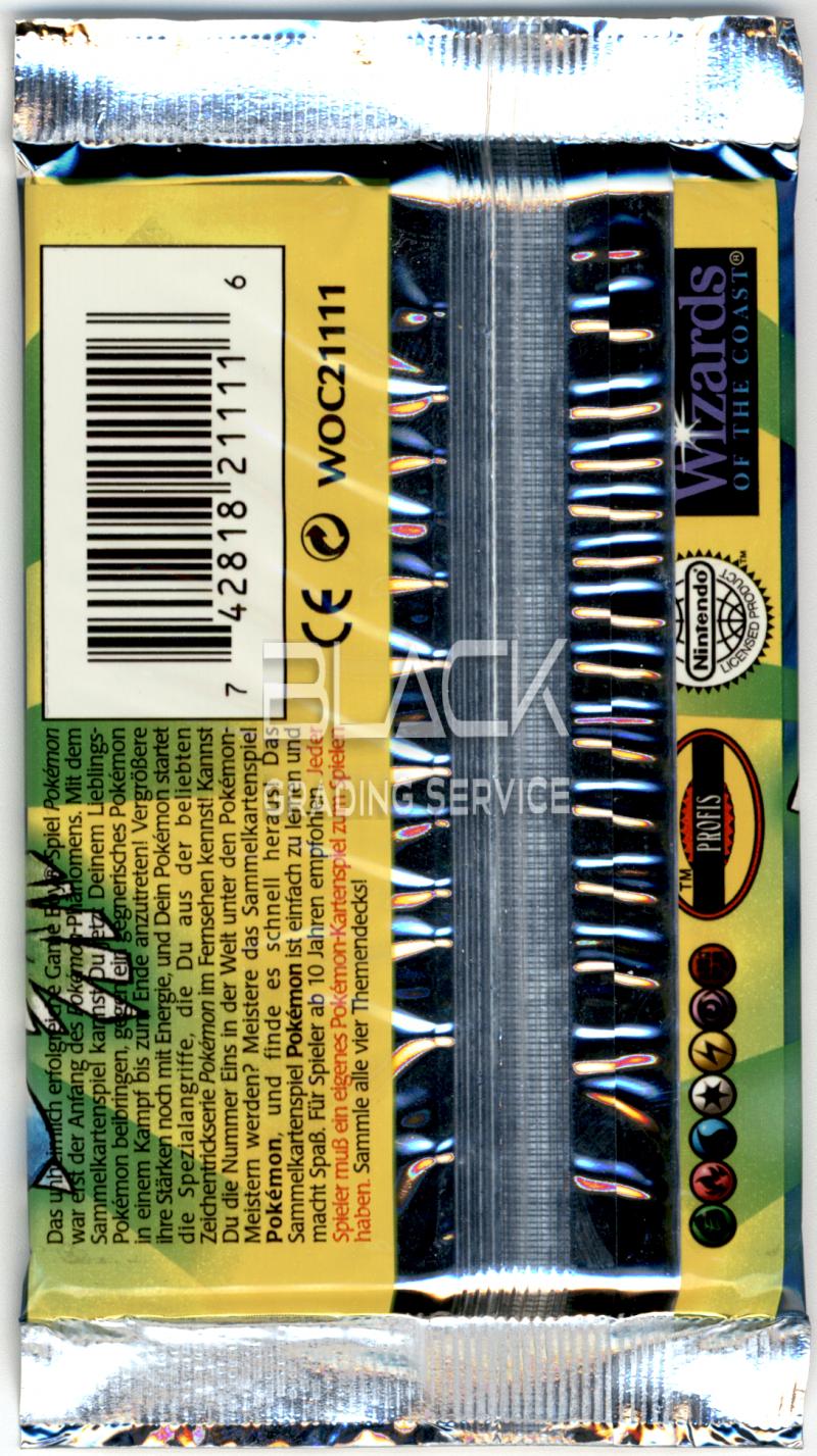 Back - Pokemon WOTC GER Base Set 1ST Edition