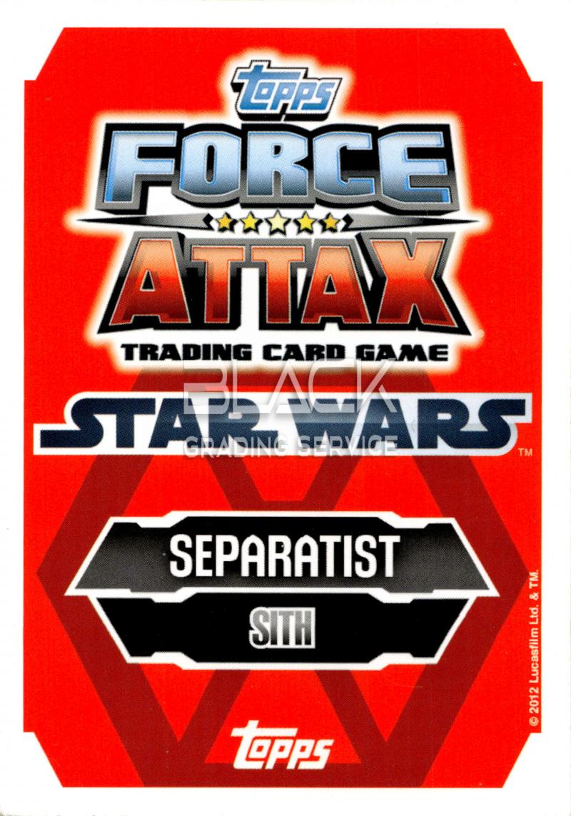 Back - Topps Force Attax Star Wars Series 3